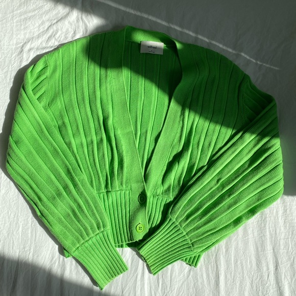 Wilfred Aritzia Plunge Front Cardigan Medium - Picture 3 of 5